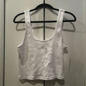 Show Me Your MuMu White 'Bride' Tank Top